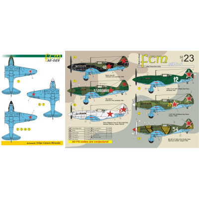 [FCM] Decalque 032-23 Mig-3 Escala 1/32