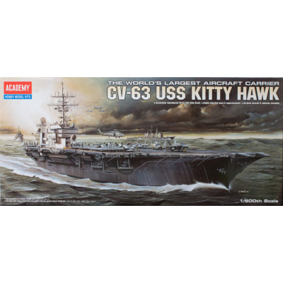 [ACADEMY] The World's Largest Aircraft Carrier CV-63 USS Kitty Hawk Escala 1/800