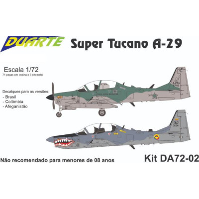 [DUARTE] Super Tucano A-29 Escala 1/72 - Resina