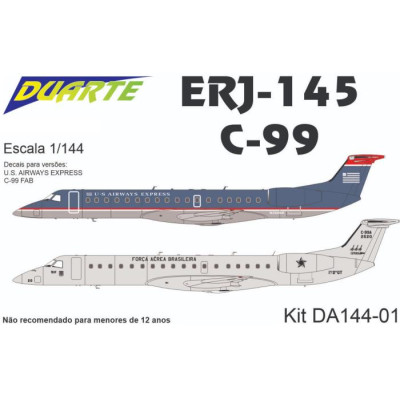 [DUARTE] ERJ-145 / C-99 FAB Escala 1/144