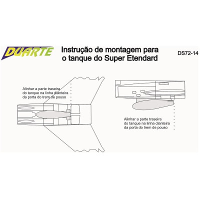 [DUARTE] Set Tanque Ventral Super Etendard Escala 1/72 - Resina