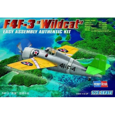 [HOBBYBOSS] F4F-3 "Wildcat" Escala 1/72