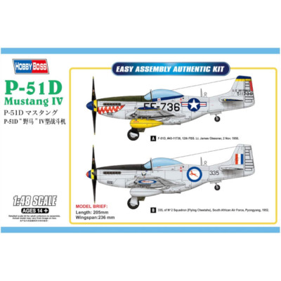 [HOBBYBOSS] P-51D Mustang IV Escala 1/48