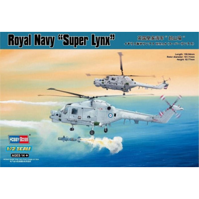 [HOBBYBOSS] Westland "Super Lynx" Royal Navy Escala 1/72