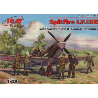 [ICM] Spitfire LF.IXE + Personel Escala 1/48