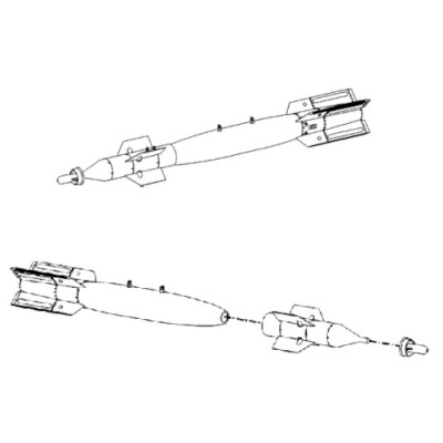 [SEMPERFI] Set Bombas Elbit Lizard Escala 1/32 - Resina