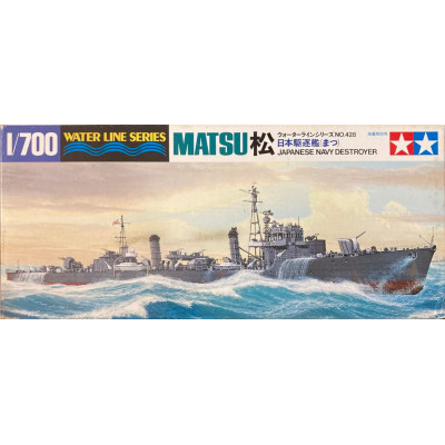 [TAMIYA] Japanese Navy Destroyer Matsu - Water Line Series Escala 1/700