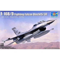 [TRUMPETER] General Dynamics F-16B/D Fighting Falcon Block 15/30 Escala 1/144