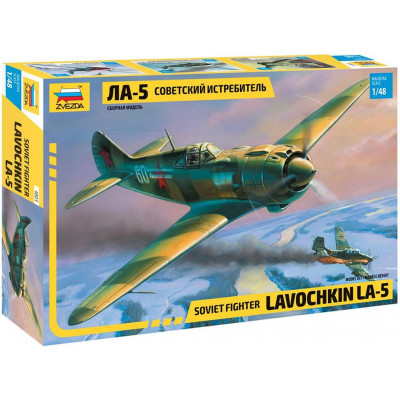 [ZVEZDA] Soviet Fighter Lavochkin LA-5 Escala 1/48