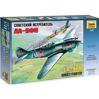 [ZVEZDA] LA-5FN Soviet Fighter Escala 1/72