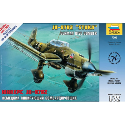 [ZVEZDA] Ju-87B2 Stuka German Dive Bomber Escala 1/72