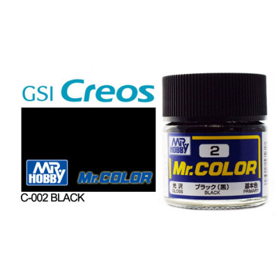 [GUNZE] Mr. Color C002 Black 10ml