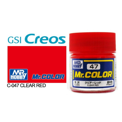 [GUNZE] Mr. Color C047 Clear Red 10ml