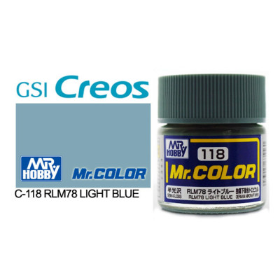 [GUNZE] Mr. Color C118 RLM78 Light Blue 10ml