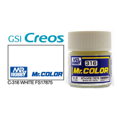 [GUNZE] Mr. Color C316 White FS17875 10ml