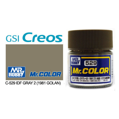 [GUNZE] Mr. Color C529 IDF Gray 2 1981 Golan 10ml