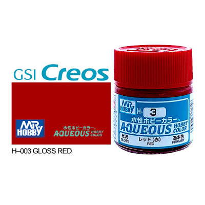 [GUNZE] Aqueous Hobby Color H003 Red 10ml