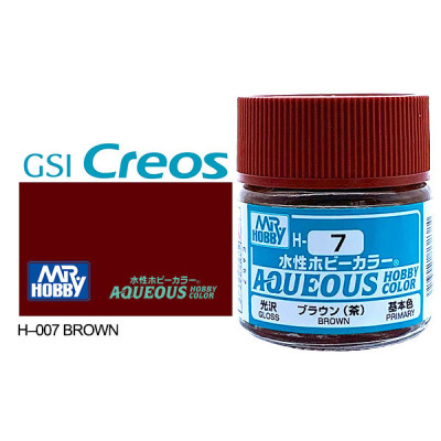 [GUNZE] Aqueous Hobby Color H007 Brown 10ml