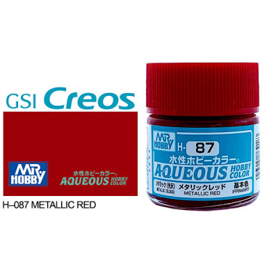 [GUNZE] Aqueous Hobby Color H087 Metallic Red 10ml