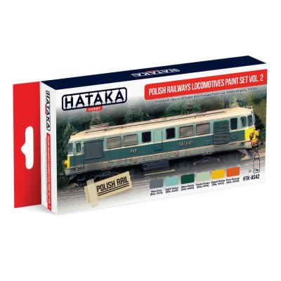 [HATAKA] AS42 Polish Railways Locomotives Paint Set vol. 2