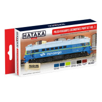 [HATAKA] AS57 Polish Railways Locomotives Paint Set vol. 3