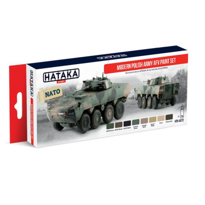 [HATAKA] AS72 Modern Polish Army AFV paint set